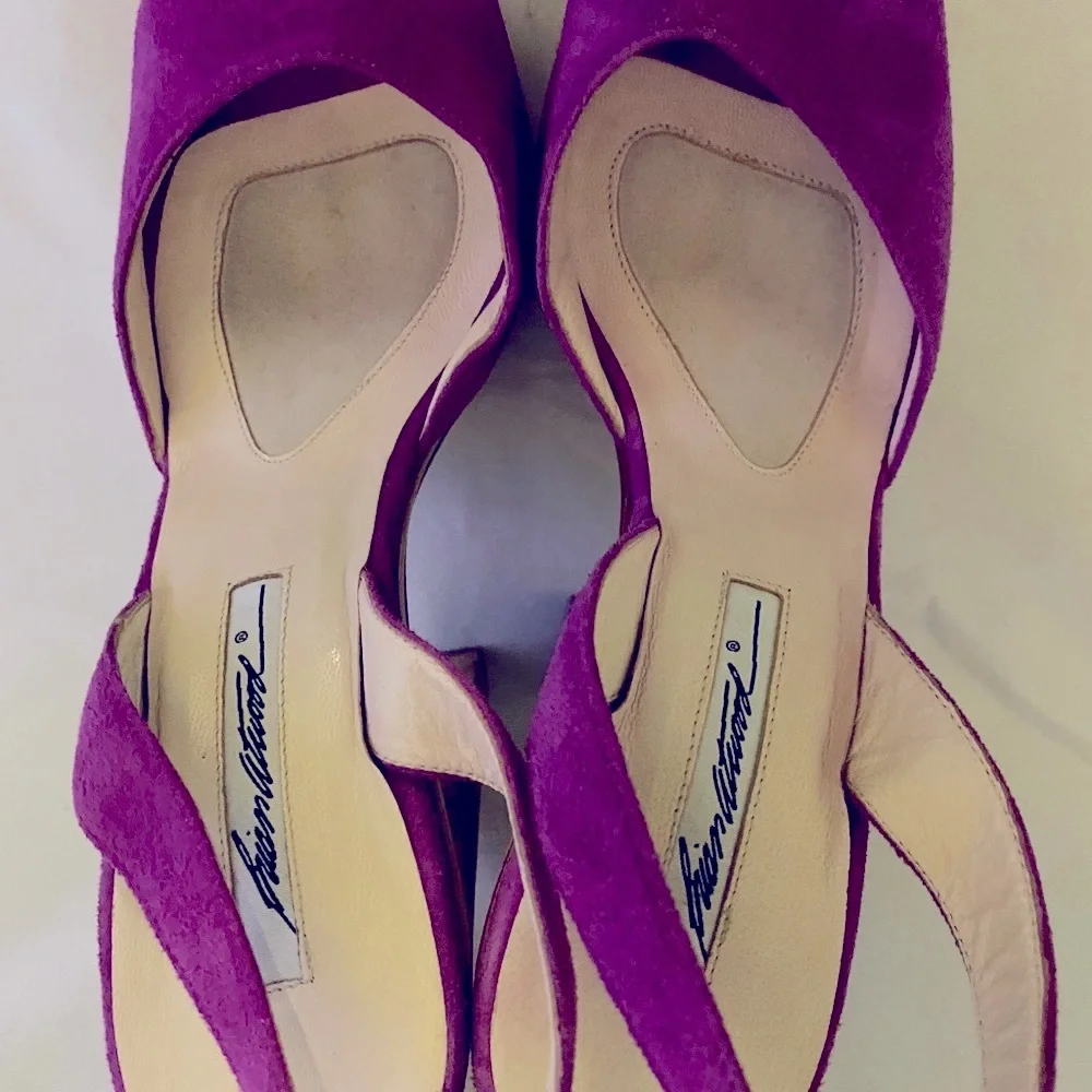 Brian Atwood Slingback’s Platform Heels